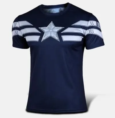 Men fitness t shirt round neck print 21 styles