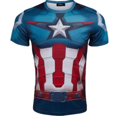 Men fitness t shirt round neck print 21 styles