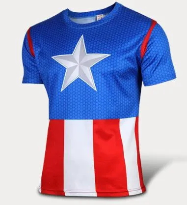 Men fitness t shirt round neck print 21 styles
