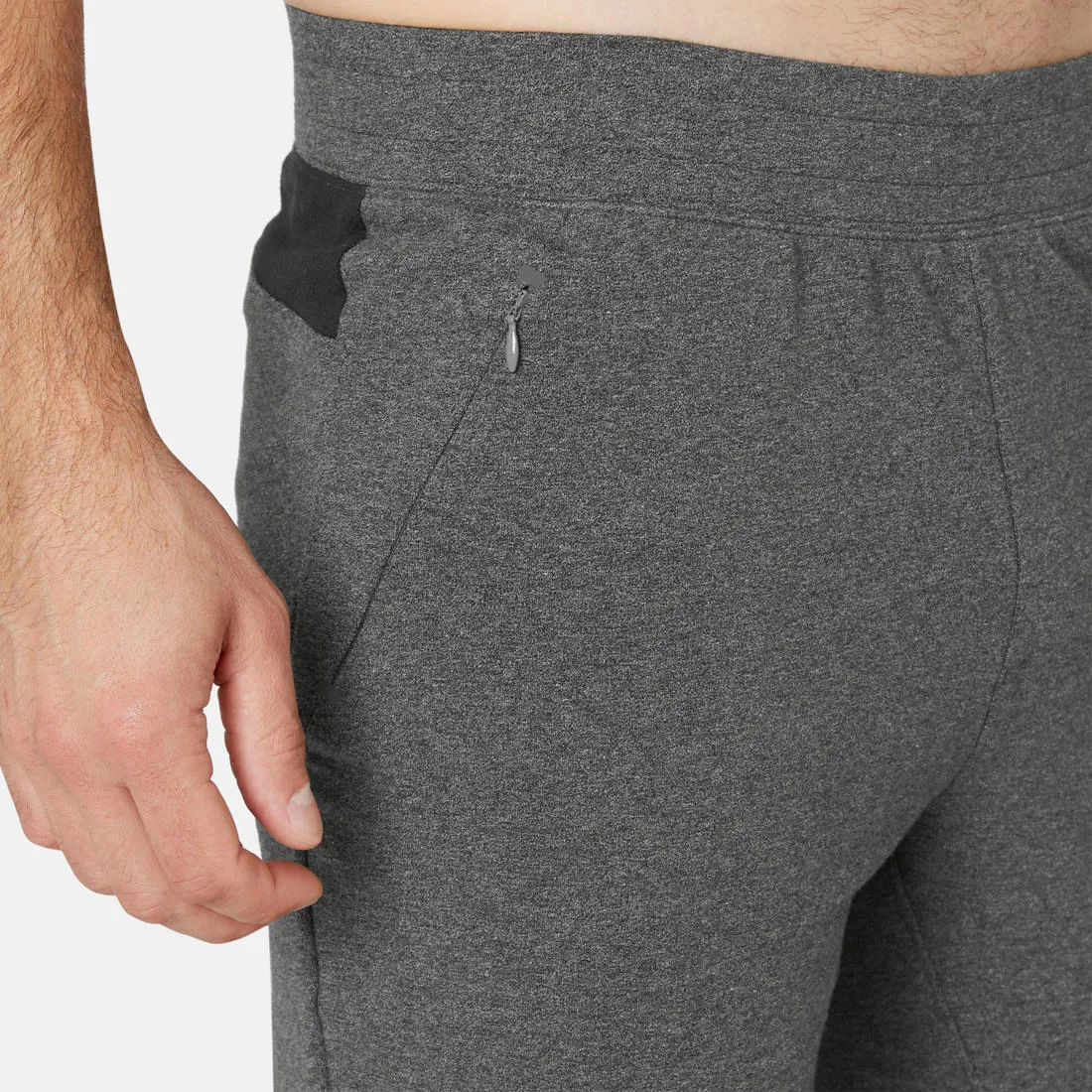 Men's Long Sport Slim-Fit Shorts 900 - Dark Grey