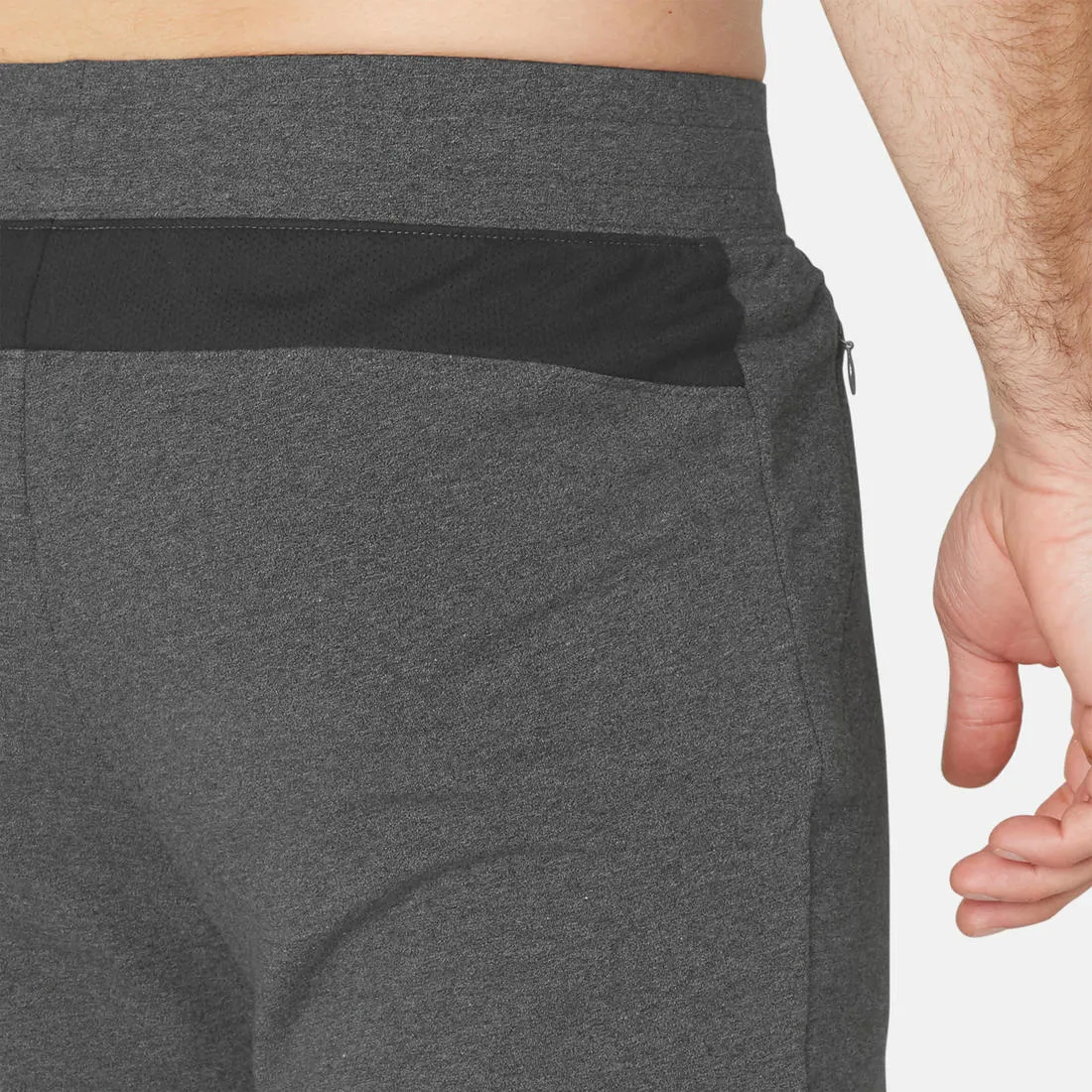 Men's Long Sport Slim-Fit Shorts 900 - Dark Grey