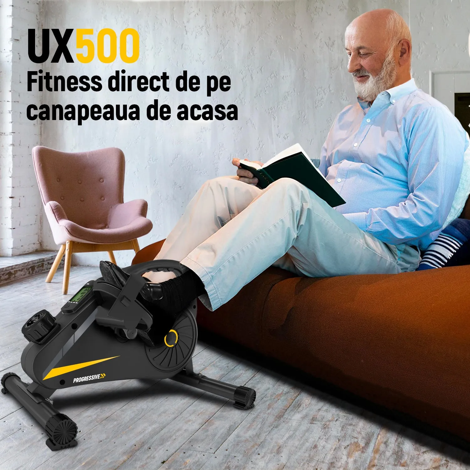 Mini bicicleta fitness PROGRESSIVE UX500