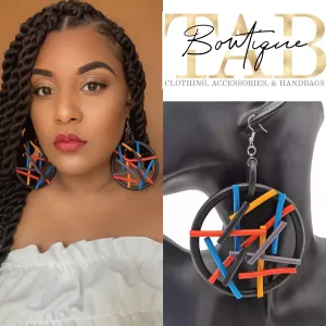 Multicolored Jungle Gym Earrings