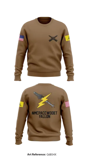 Naval Munitions Command Pacific Conus West Division Detachment Fallon Store 1 Core Men's Crewneck Performance Sweatshirt - g6b54X