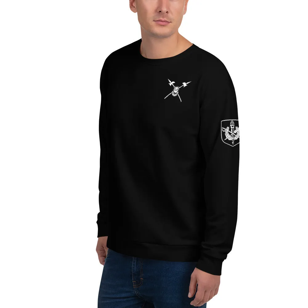 NCOA, TJAGLCS Store 1 Core Men's Crewneck Performance Sweatshirt - a5W2p4-BLK