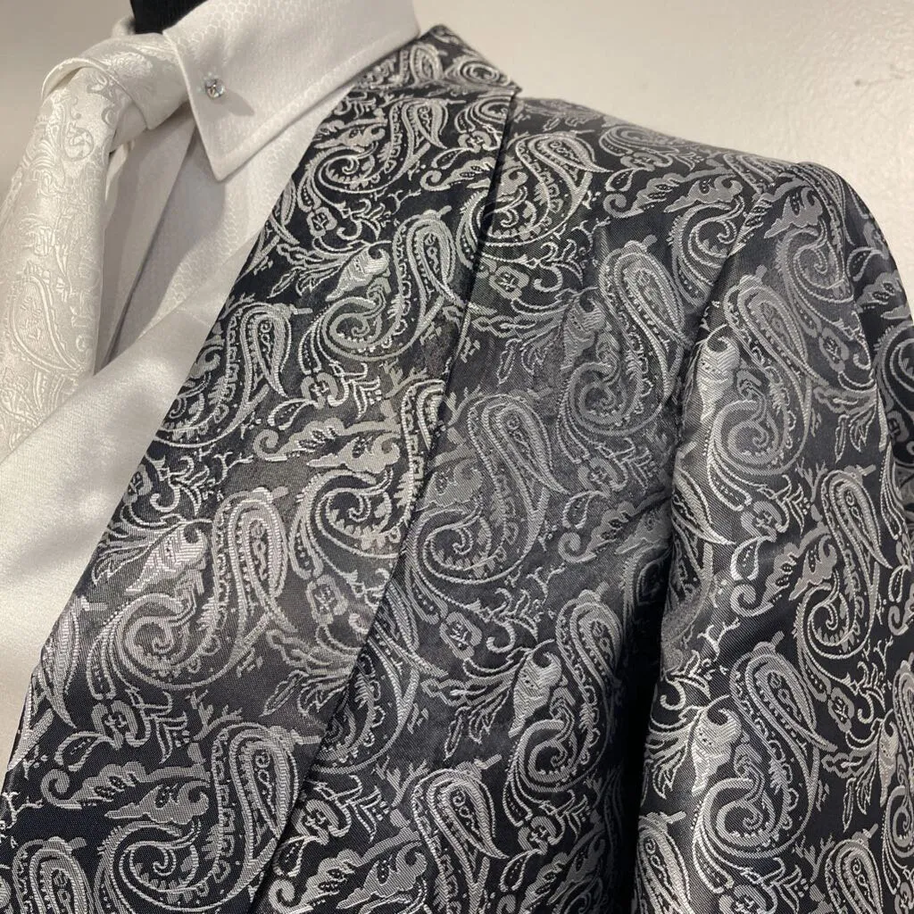 New MTC Silver Paisley Daycoat