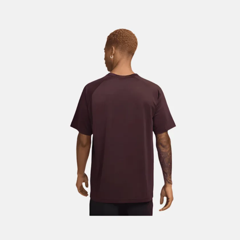 Nike Dri-Fit Ready Short-Sleeve Men's T-shirt -Burgundy Crush/Black