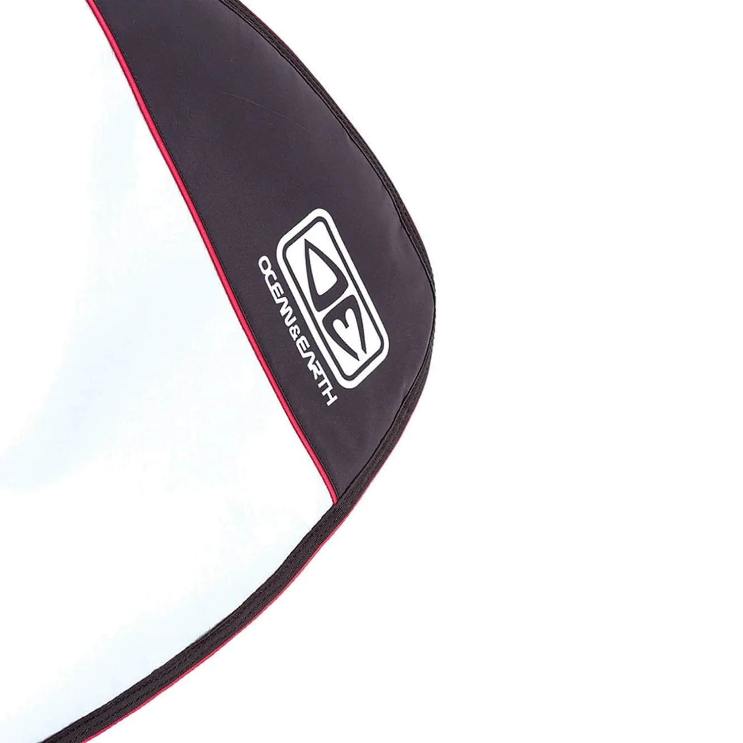 Ocean and Earth 7'0 Barry Basic Fish Surfboard Cover - Silver/Red