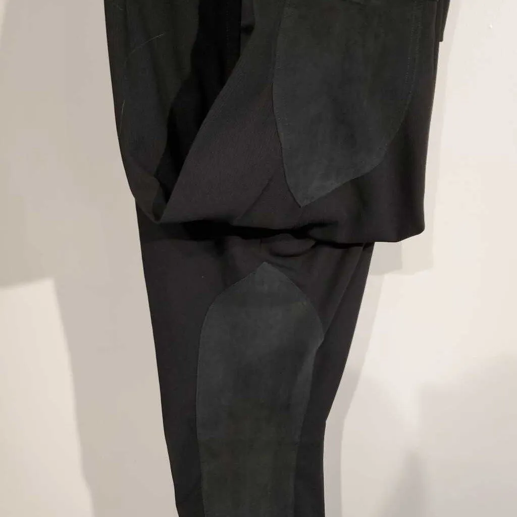 Off Rack Black Formal Jods with Suede(32W, 30INS, 41OUTS)