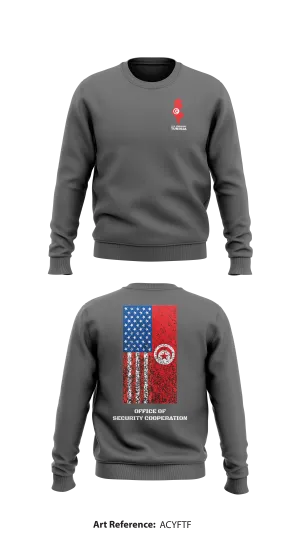 Office of Security Cooperation, Tunisia Store 1 Core Men's Crewneck Performance Sweatshirt - ACYftF