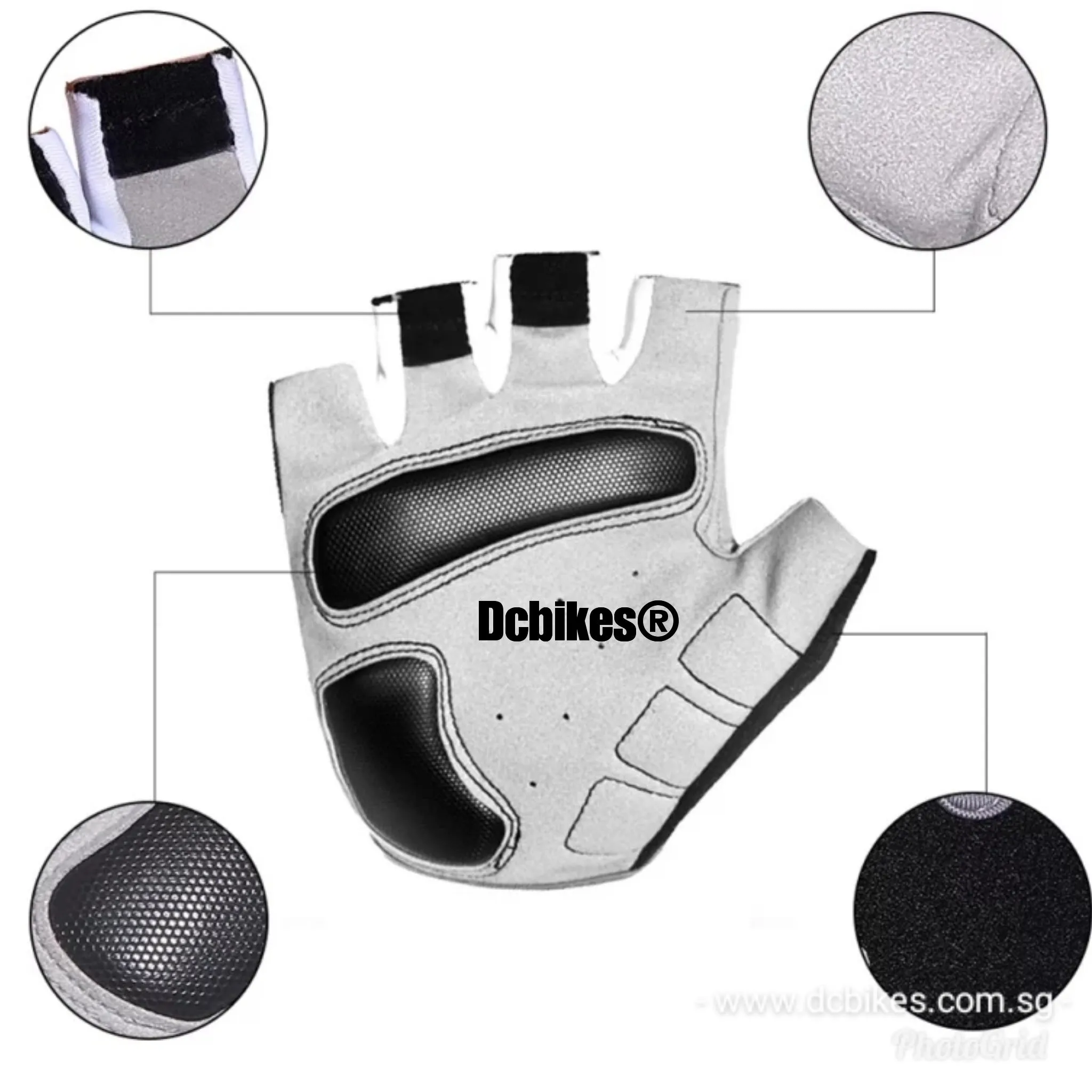Outdoor Sports MTB Road Half Finger Protective Gloves