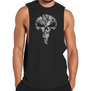 Paisley Skull Tank