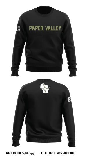 Paper Valley Pike Store 1 Core Men's Crewneck Performance Sweatshirt - qHhmyg
