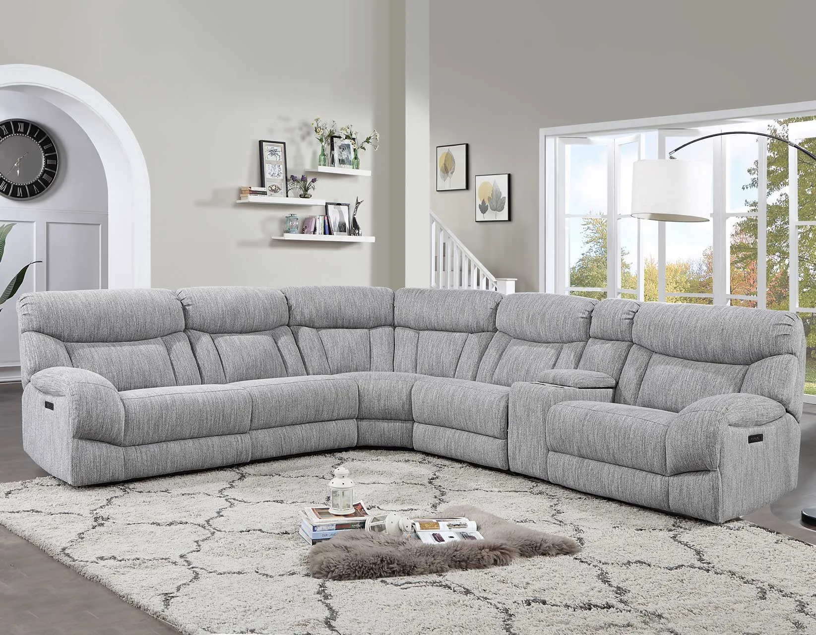 Parker 6 Piece Power Sectional