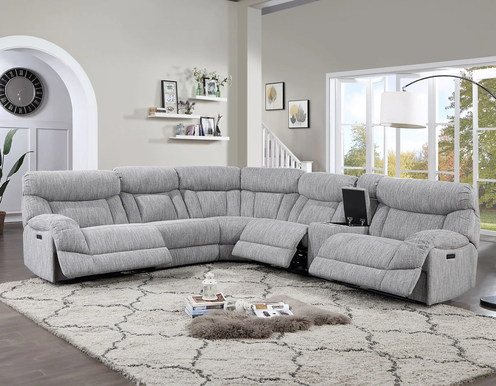 Parker 6 Piece Power Sectional