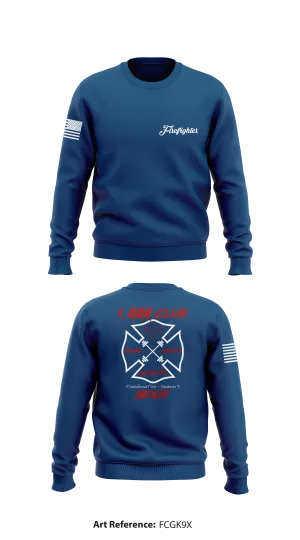 Pasadena Fire Station 5 Store 1 Core Men's Crewneck Performance Sweatshirt - fCGK9x