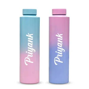 Personalised Couple Rainbow Classic WaterBottle