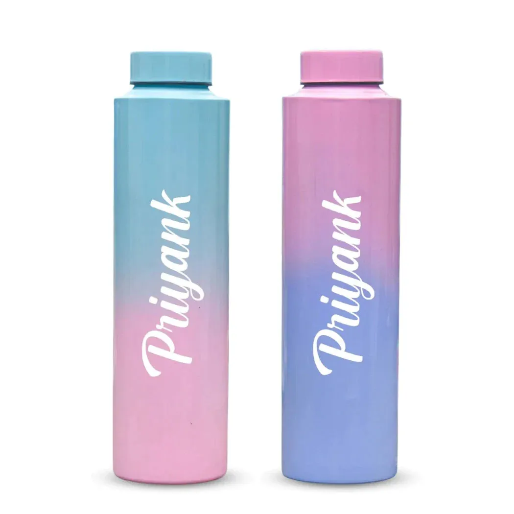 Personalised Couple Rainbow Classic WaterBottle