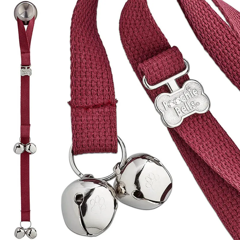 PoochieBells with Premium Cotton Webbing