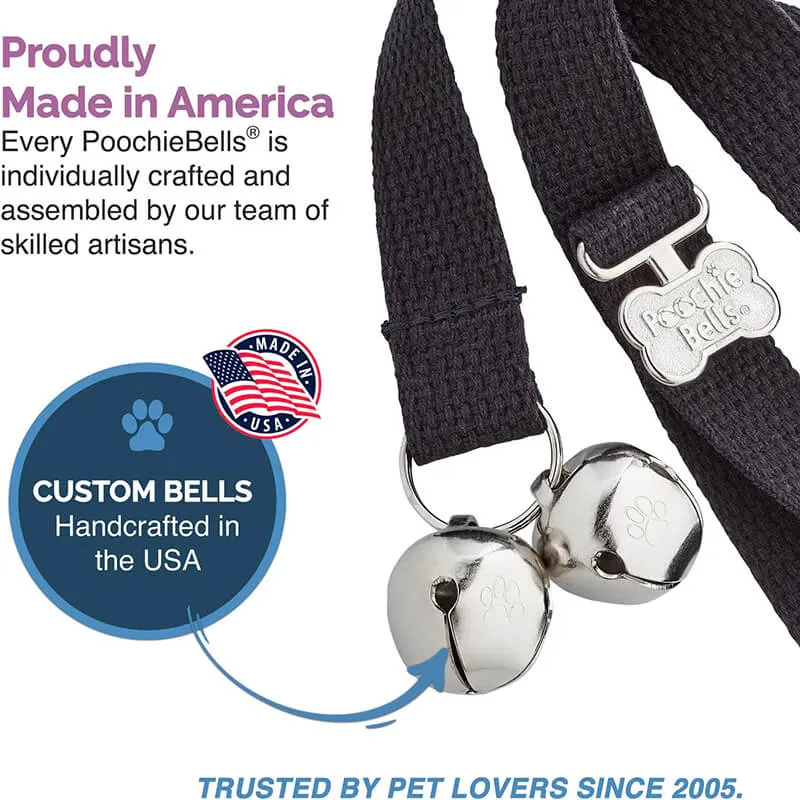 PoochieBells with Premium Cotton Webbing