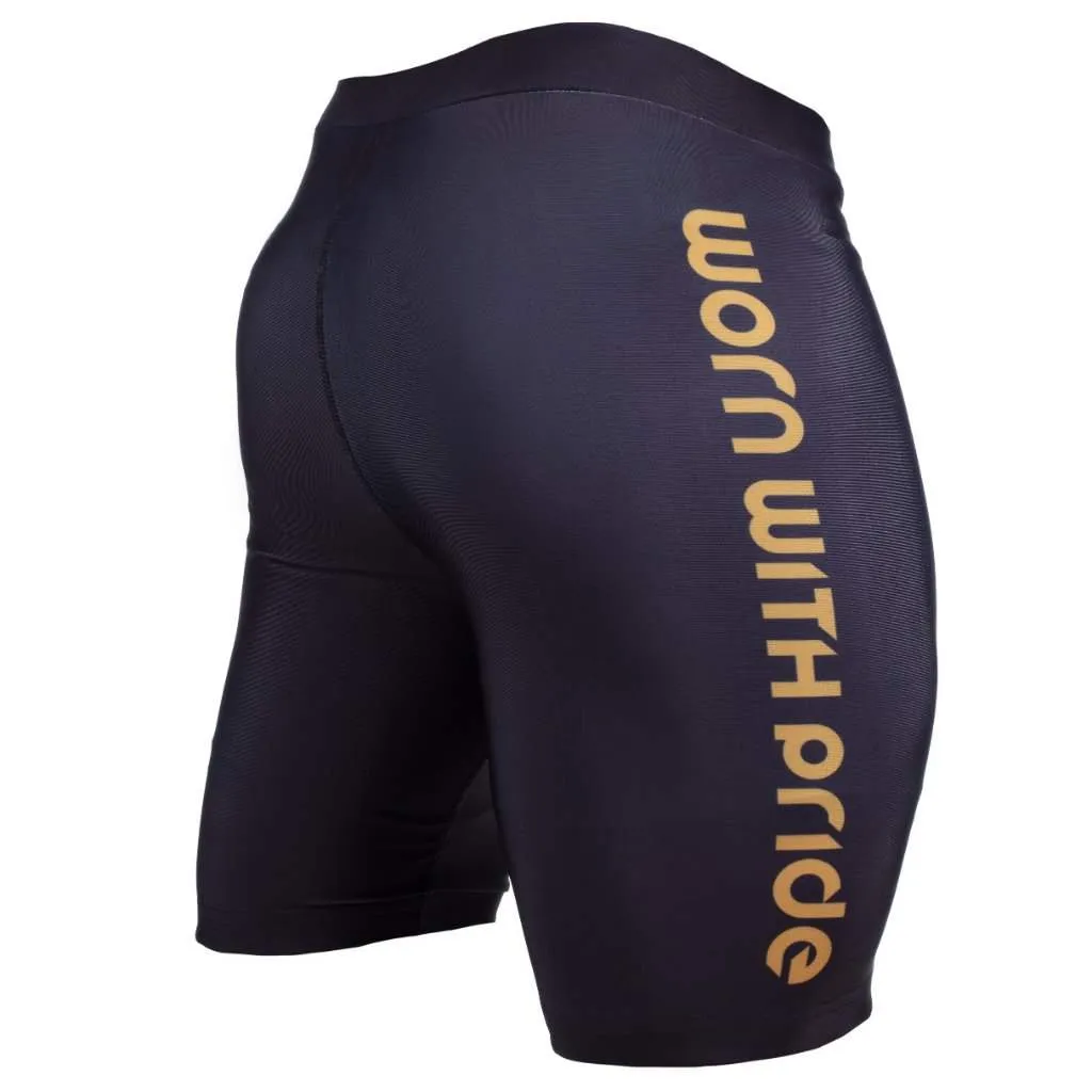 Raion CS Plain Compression Shorts | RG-C097 | Logo Design |Protects Against Rash Formation