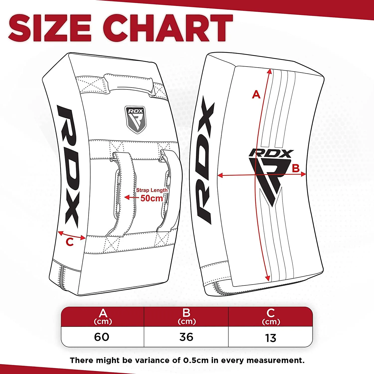 RDX CURVED KICK SHIELD