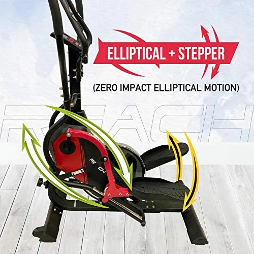 Reach Evolve Elliptical Climber Cross Trainer   Stepper | Exercise Fitness Equipment for Home Gym