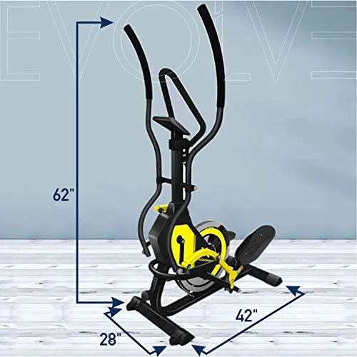 Reach Evolve Elliptical Cross Trainer for Home   Stepper | 2-in-1 Exercise Fitness Equipment for Home Gym | Magnetic Resistance & Digital Monitor | 12 Months Warranty