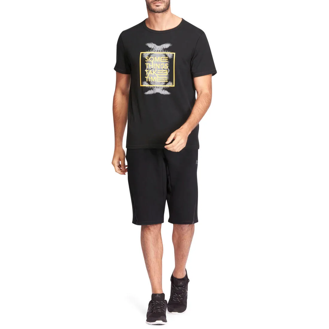 Regular-Fit Gym & Pilates T-Shirt Print