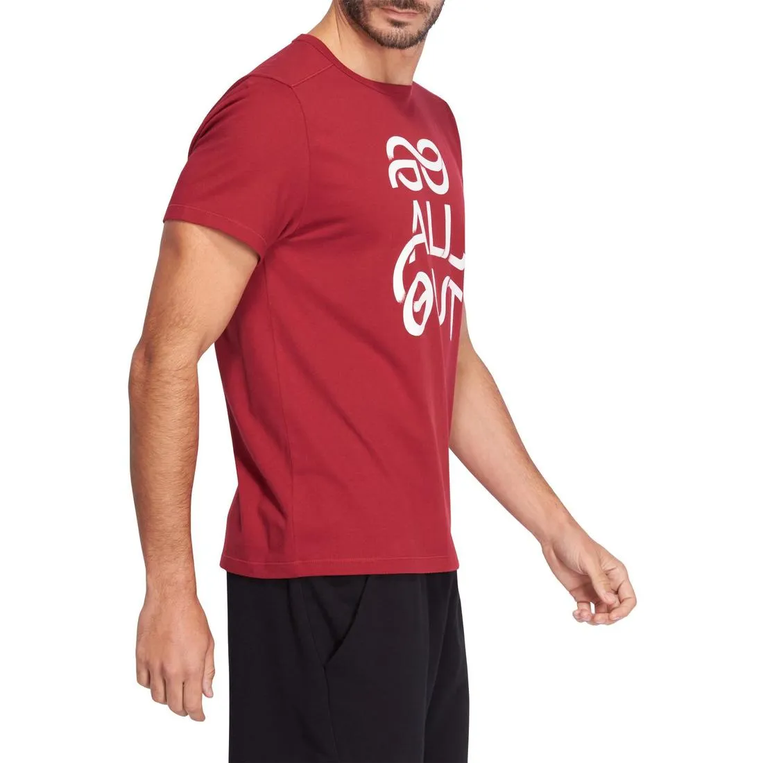 Regular-Fit Gym & Pilates T-Shirt Print