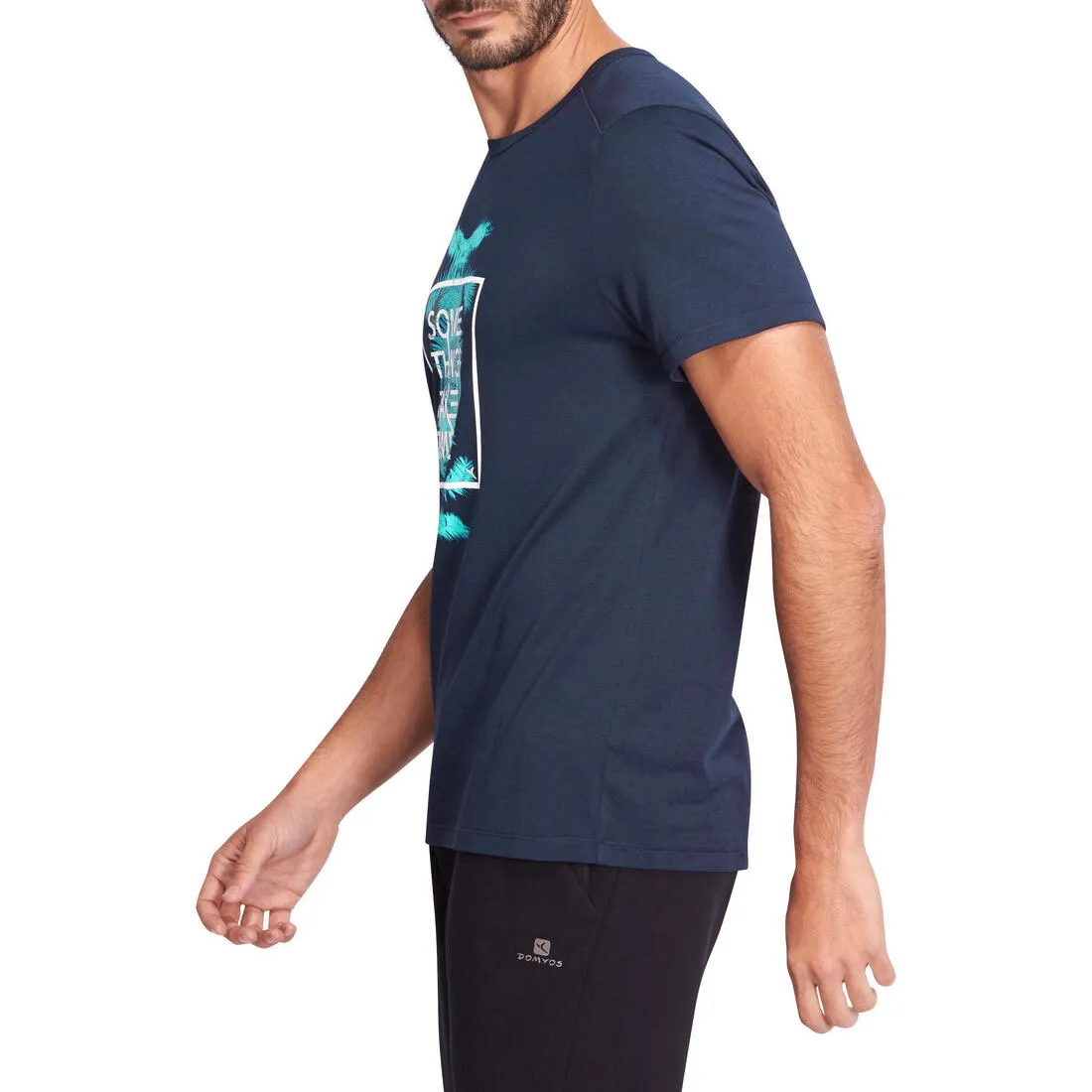 Regular-Fit Gym & Pilates T-Shirt Print