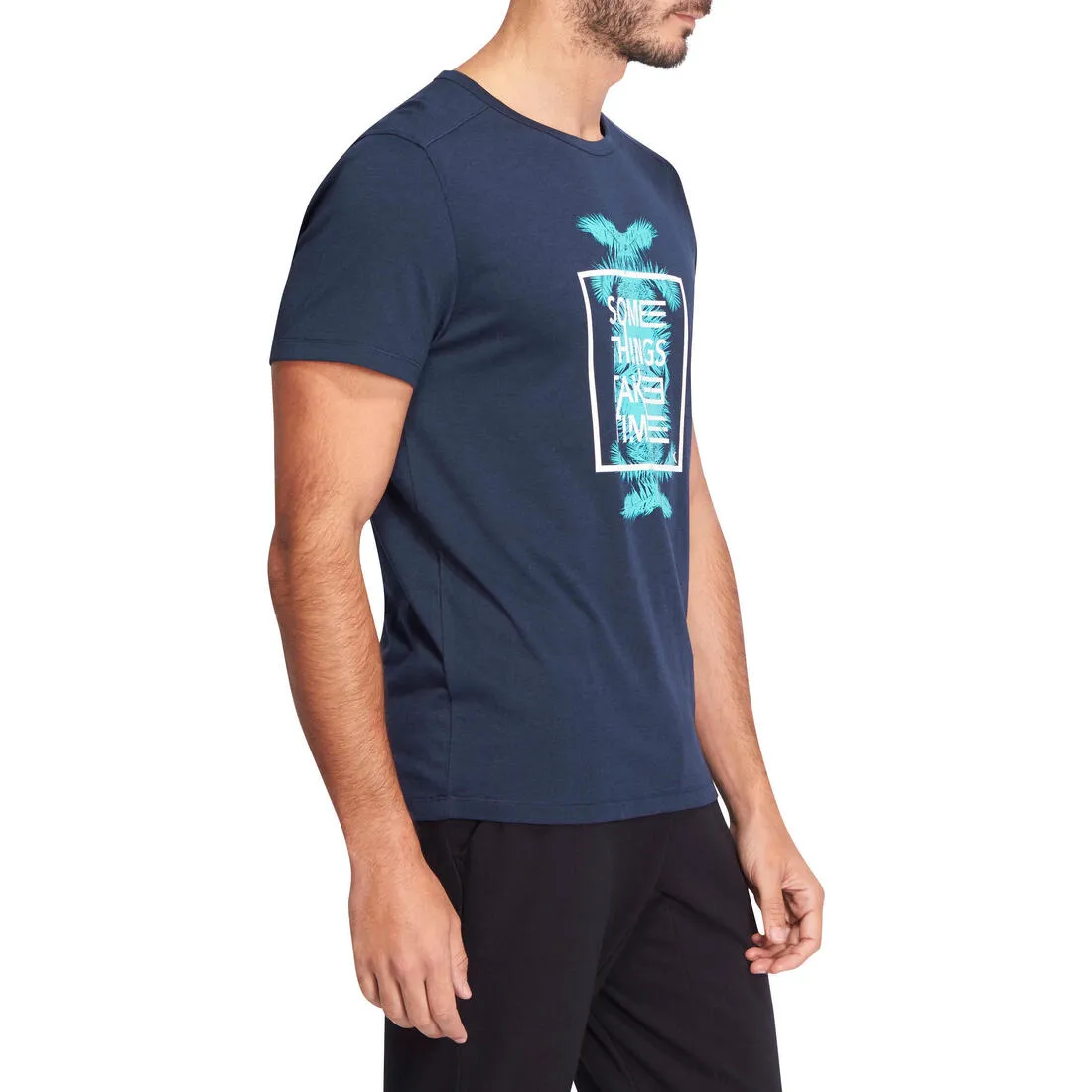 Regular-Fit Gym & Pilates T-Shirt Print