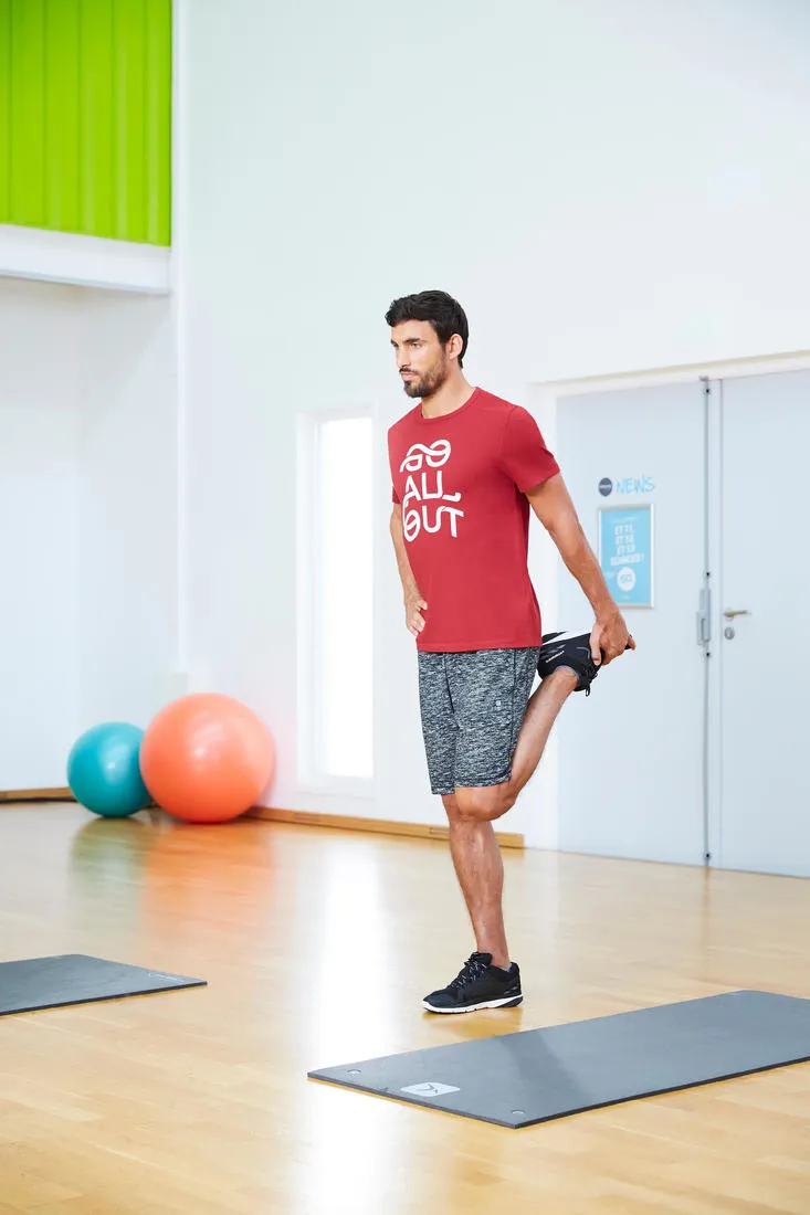 Regular-Fit Gym & Pilates T-Shirt Print