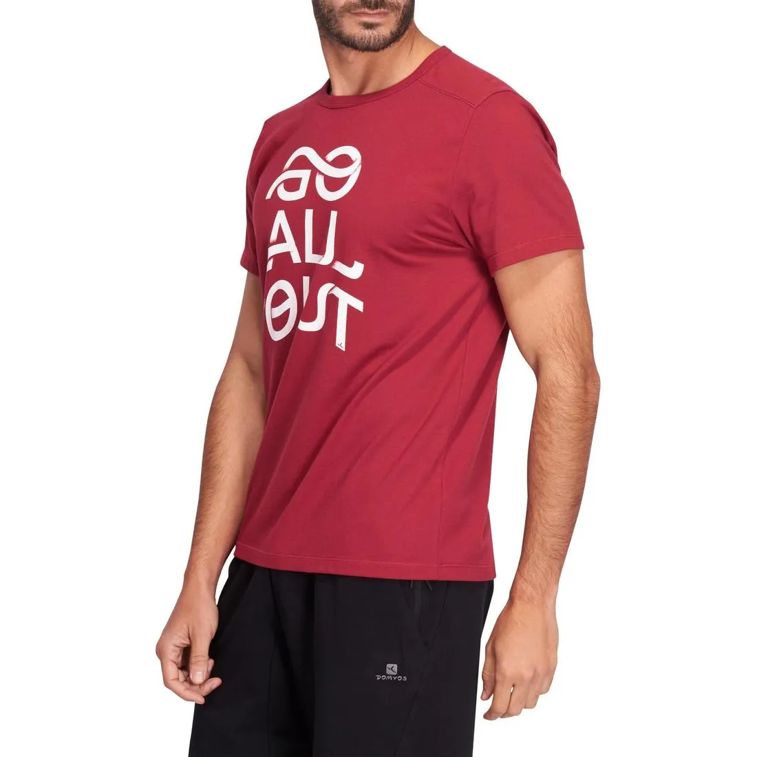 Regular-Fit Gym & Pilates T-Shirt Print