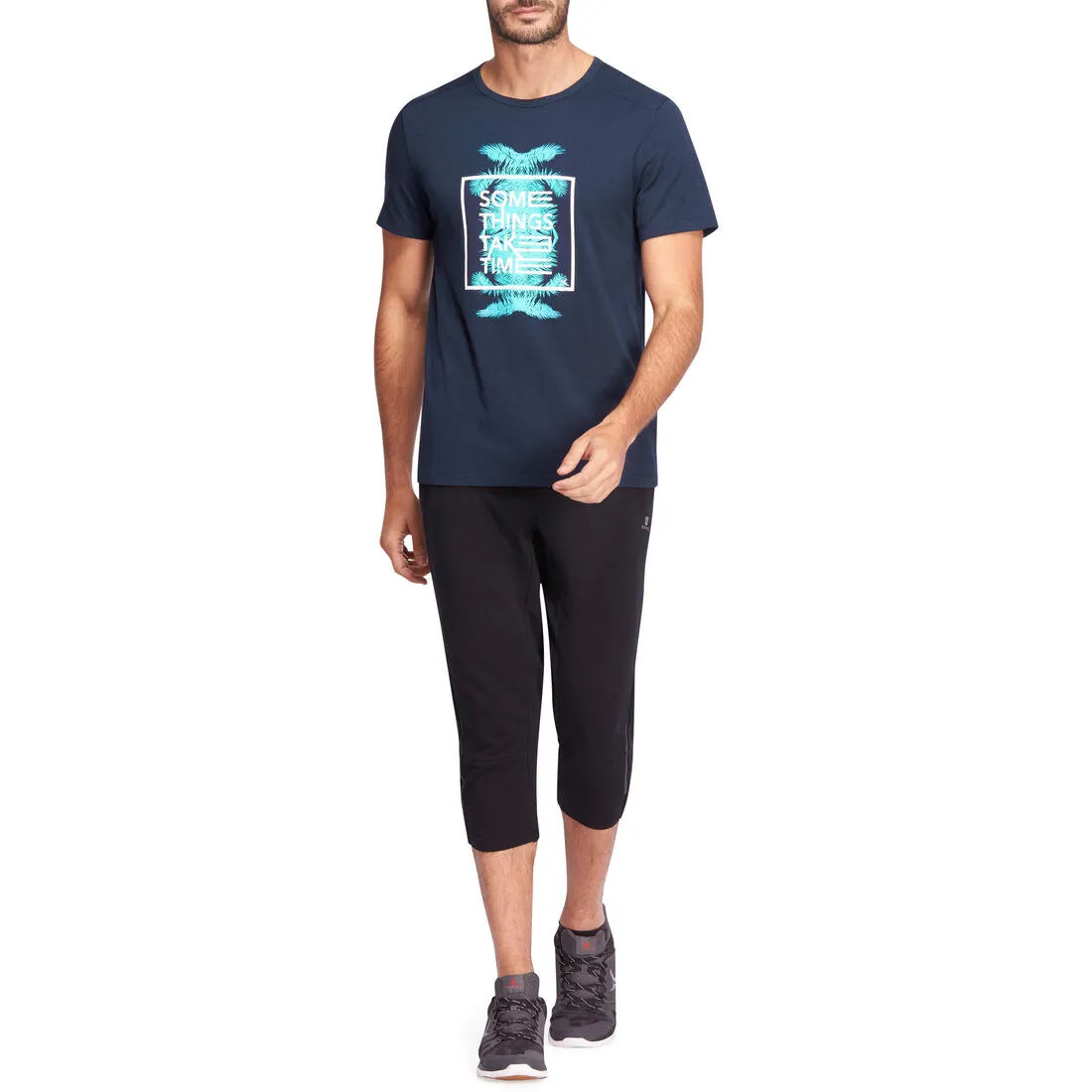 Regular-Fit Gym & Pilates T-Shirt Print