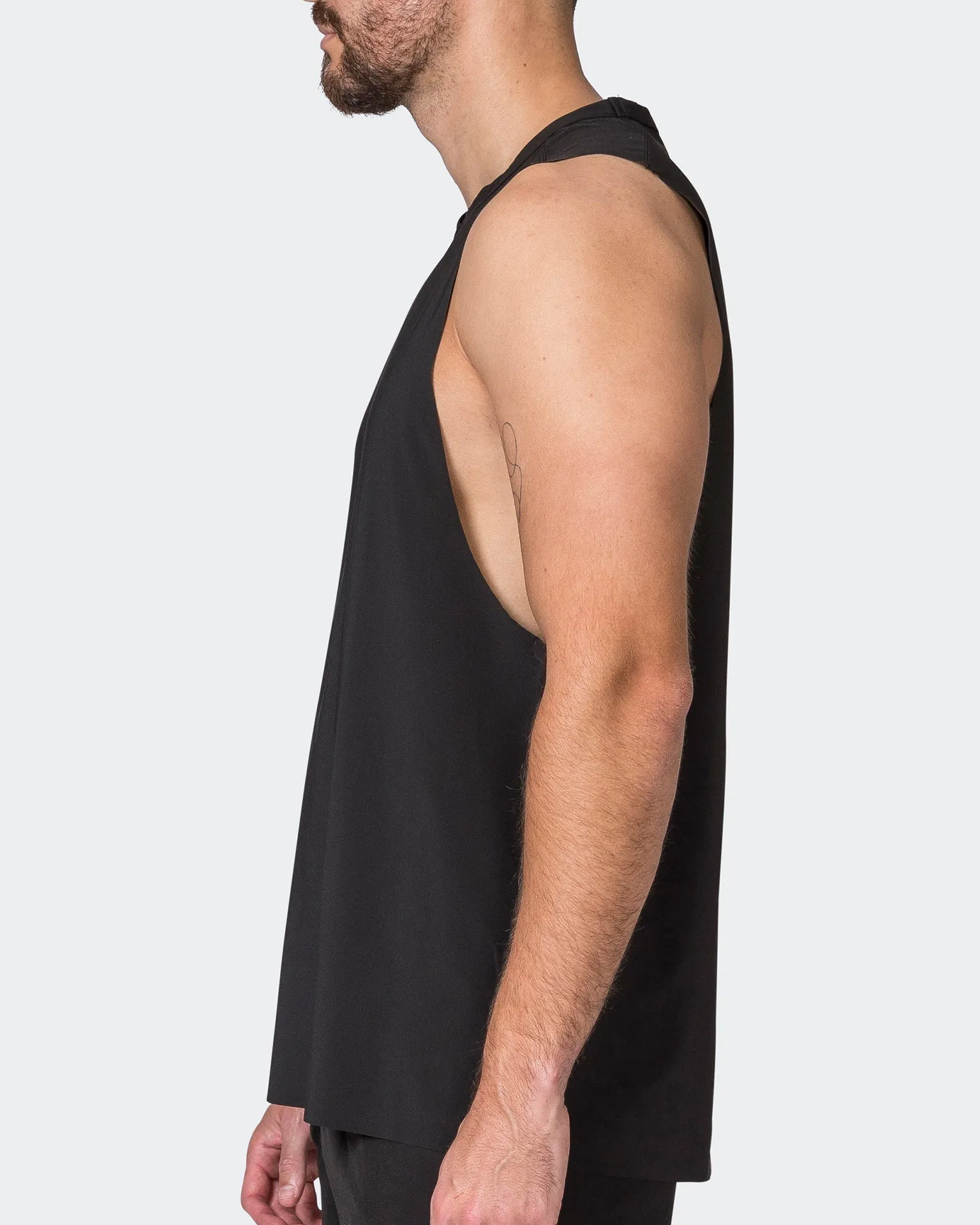 Replay Laser Cut Tank - Black