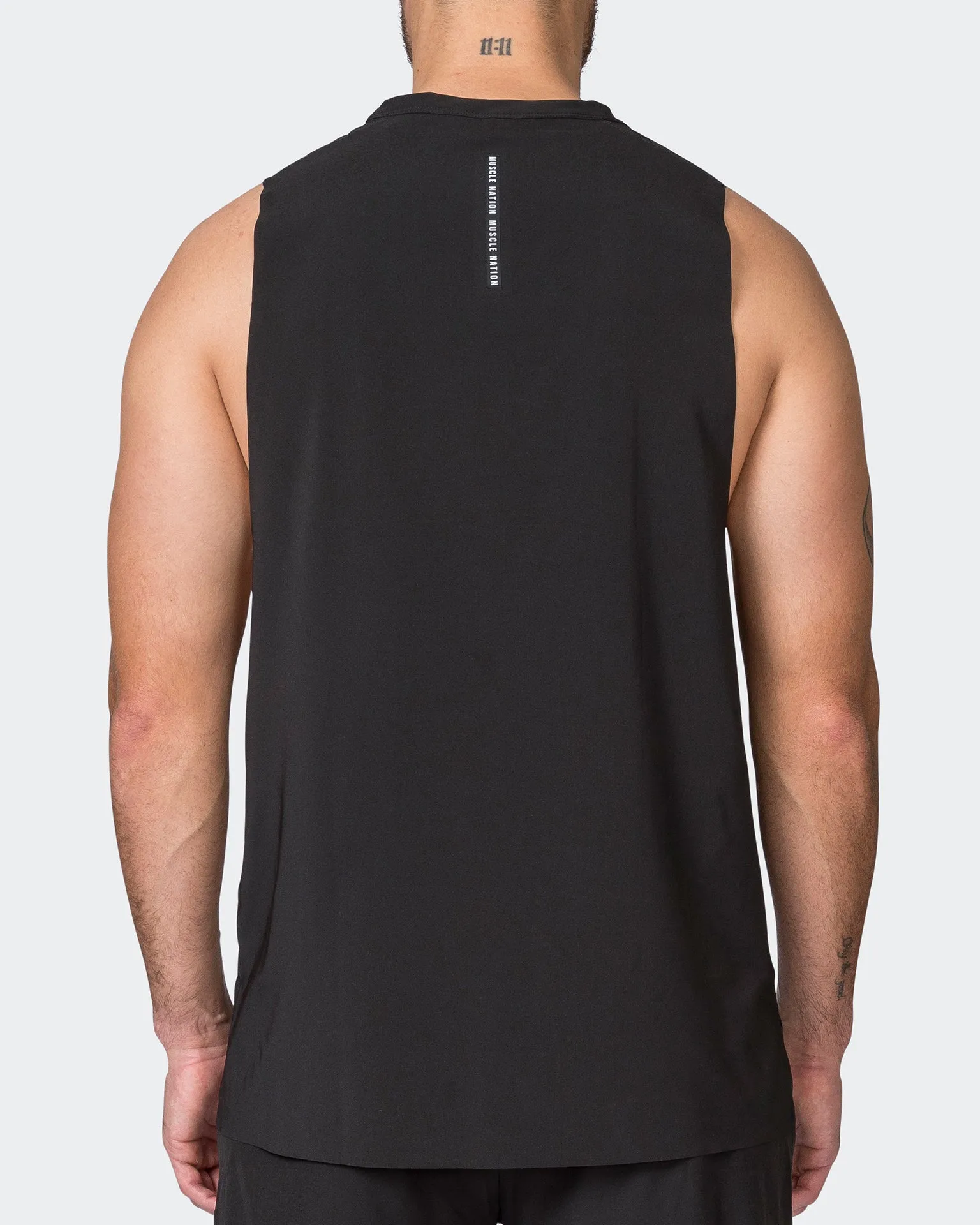Replay Laser Cut Tank - Black