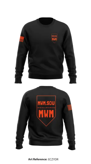 ROTC Store 1 Core Men's Crewneck Performance Sweatshirt - eCZydr