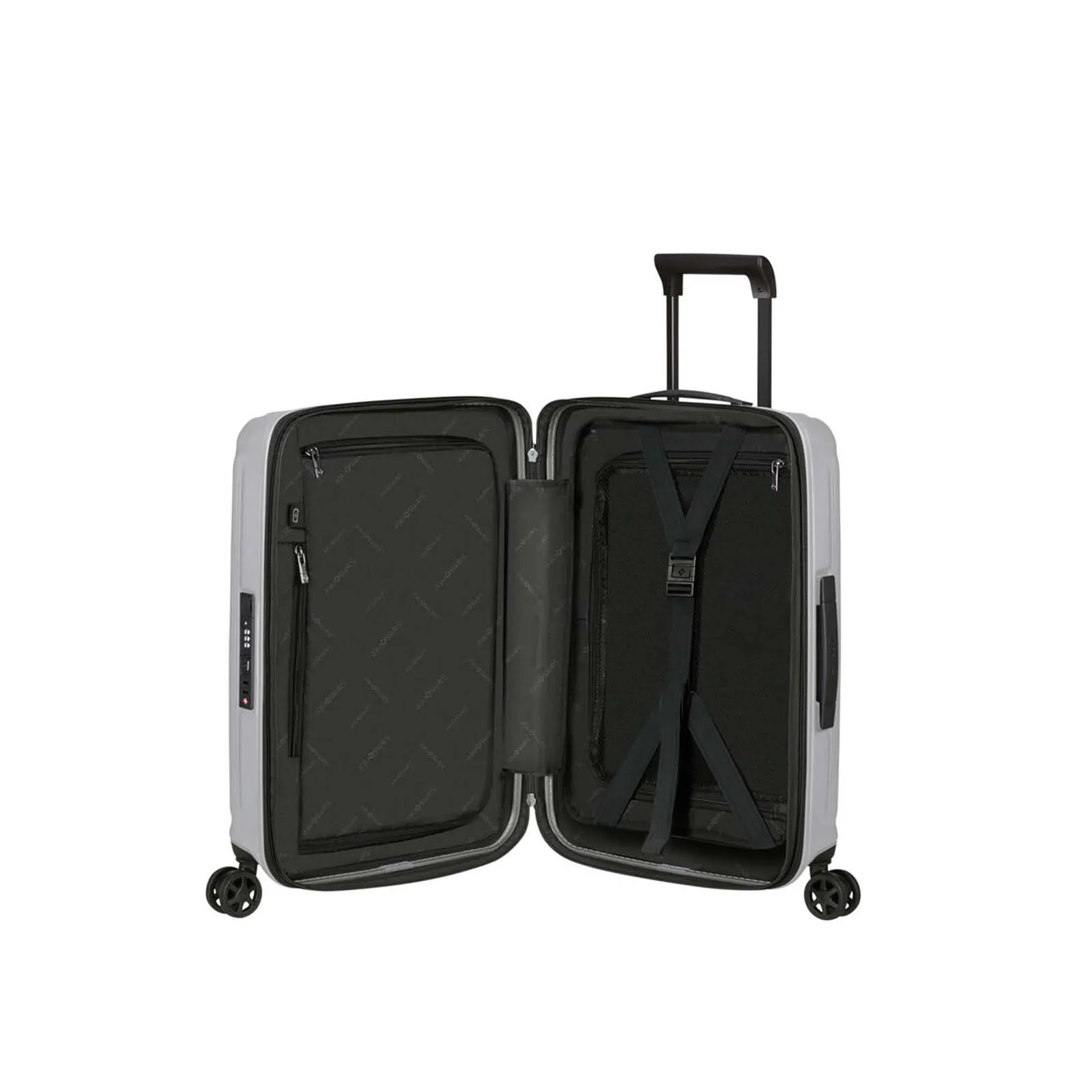 Samsonite Nuon 55cm Carry-On Suitcase Matt Silver