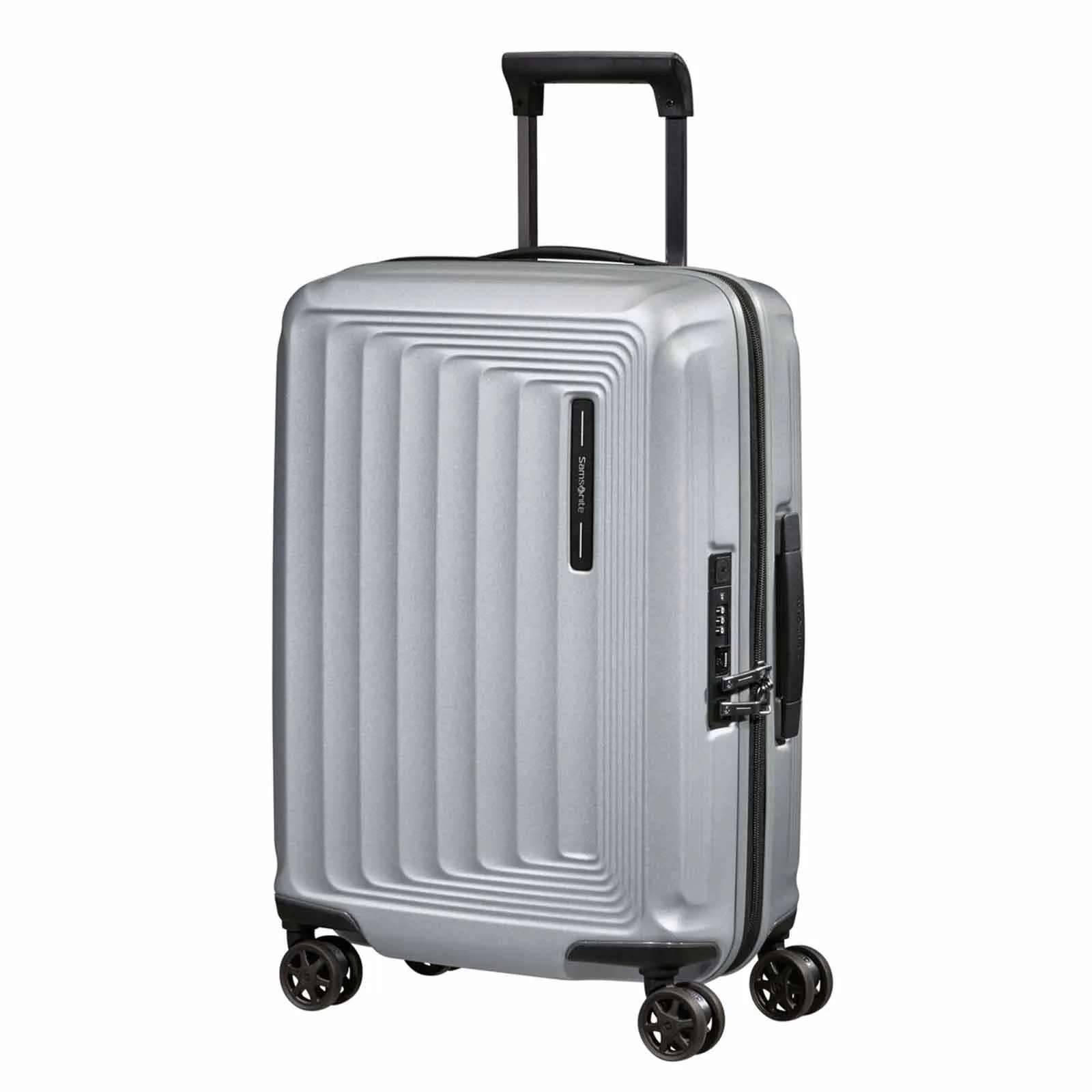 Samsonite Nuon 55cm Carry-On Suitcase Matt Silver