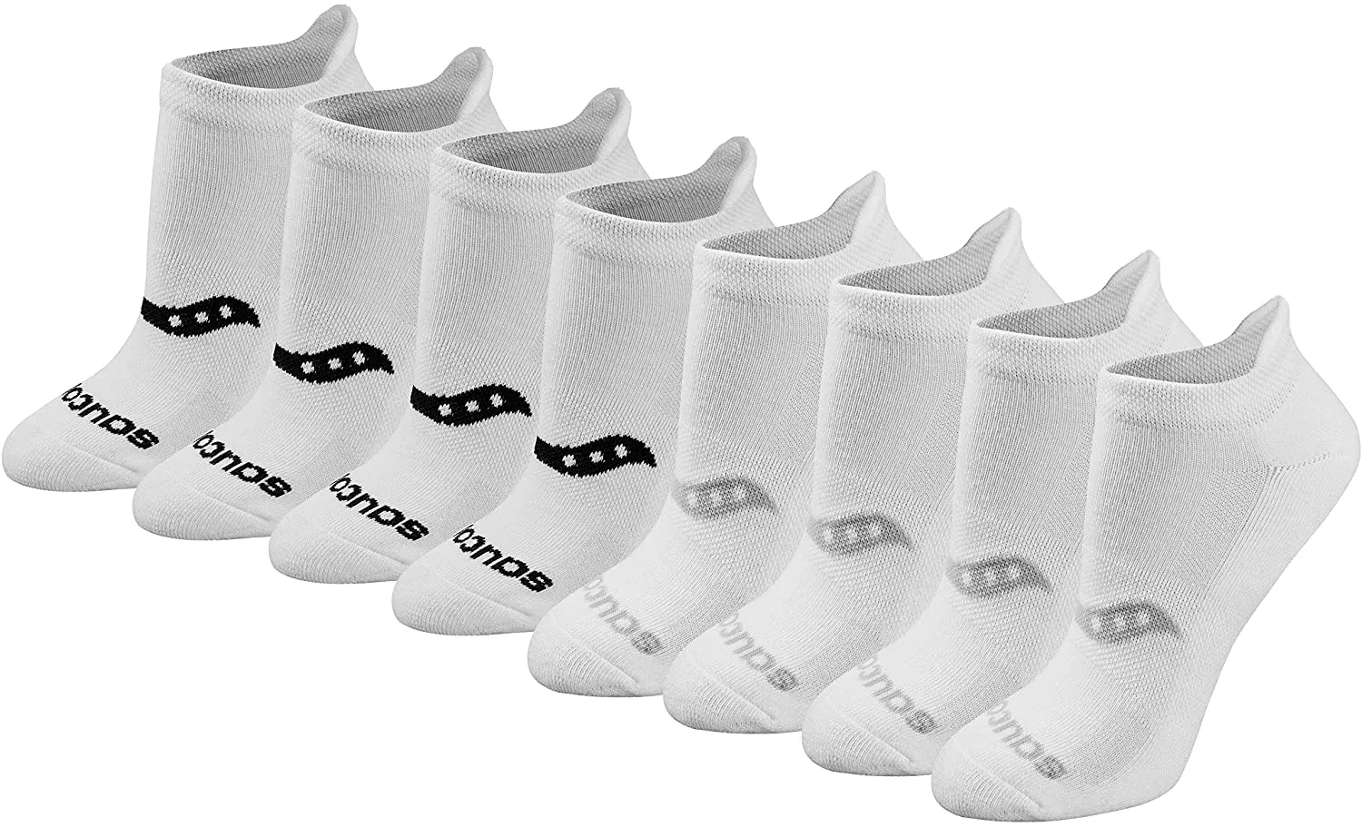 Saucony Women's Performance Heel Tab Athletic Socks (8 & 16 Pairs)
