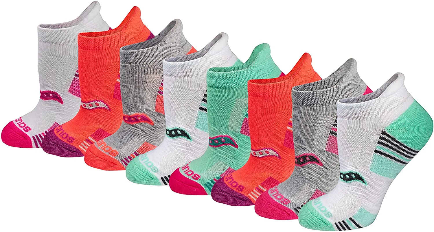 Saucony Women's Performance Heel Tab Athletic Socks (8 & 16 Pairs)