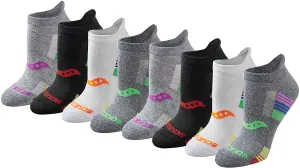 Saucony Women's Performance Heel Tab Athletic Socks (8 & 16 Pairs)