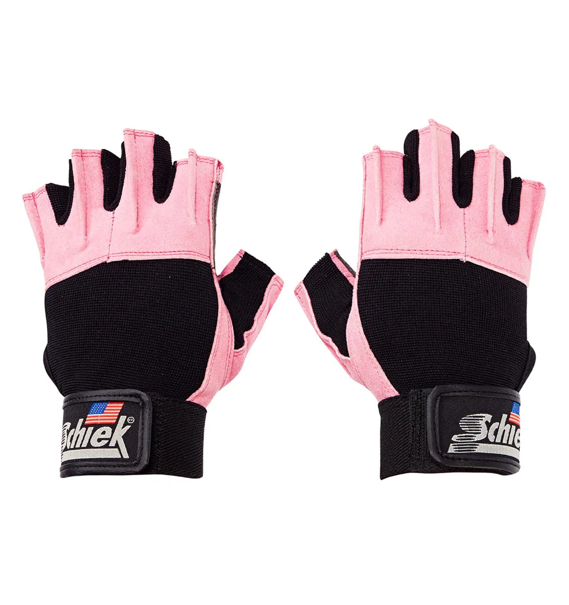 Schiek Women's Platinum Series "Gel" Weight Lifting Gloves - Pink