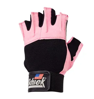 Schiek Women's Platinum Series "Gel" Weight Lifting Gloves - Pink