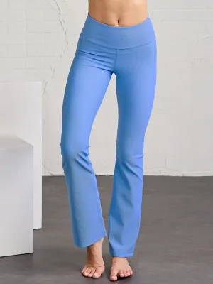 Sculptive Rib Pocket Flare Pant