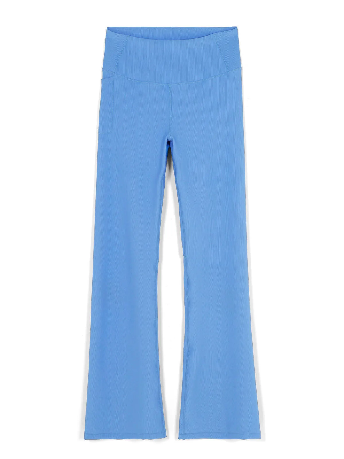 Sculptive Rib Pocket Flare Pant