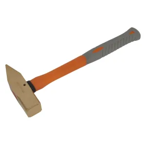 Sealey Premier Cross Pein Engineer's Hammer 2.2lb - Non-Sparking