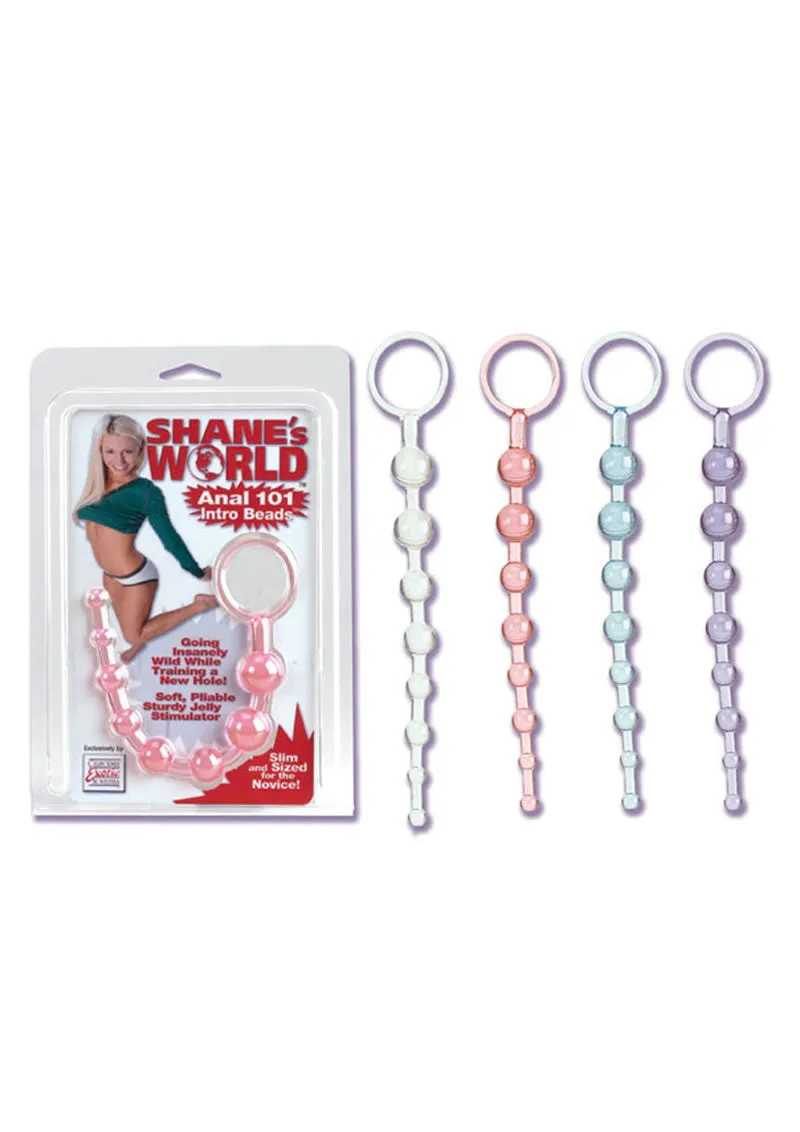 Shanes Anal 101 Intro Beads Blue