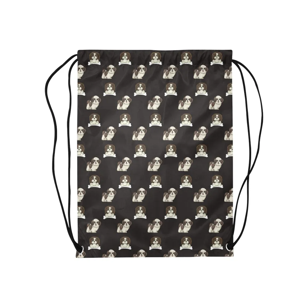 Shih Tzu Drawstring Bag